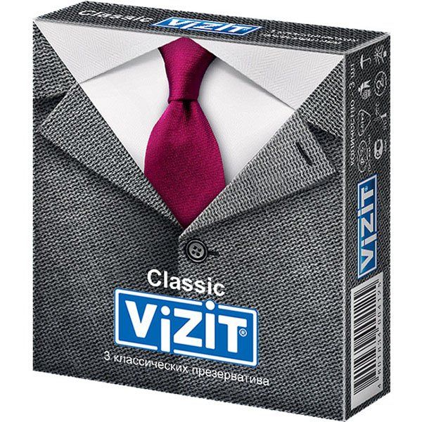 Фотография товара Презервативы классические Vizit/Визит 3шт