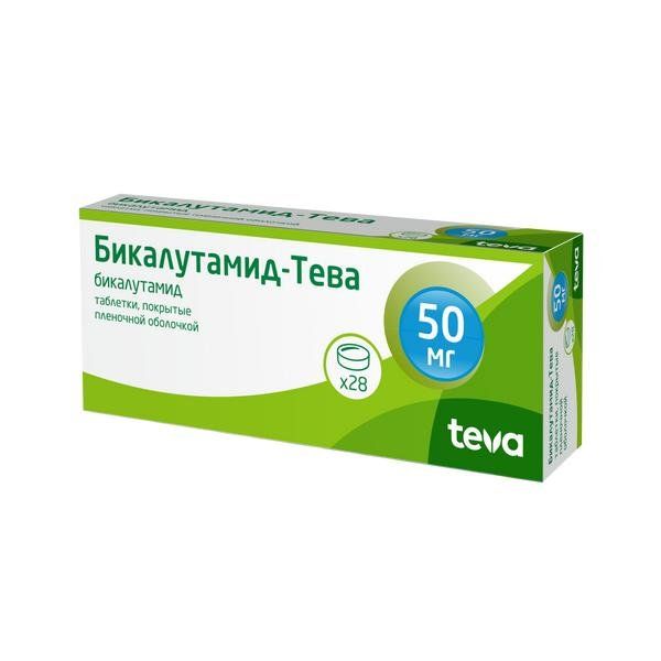Фотография товара Бикалутамид-Тева таблетки п/о плен. 150мг 28шт