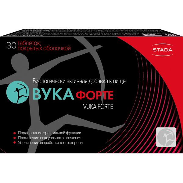 Фотография товара Вука Форте таблетки п/о 1100мг 30шт