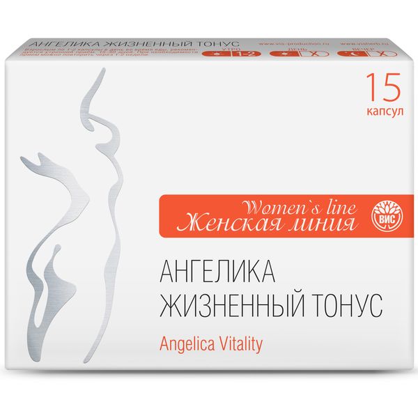 Фотография товара Ангелика жизненный тонус капсулы 0,5г 15шт