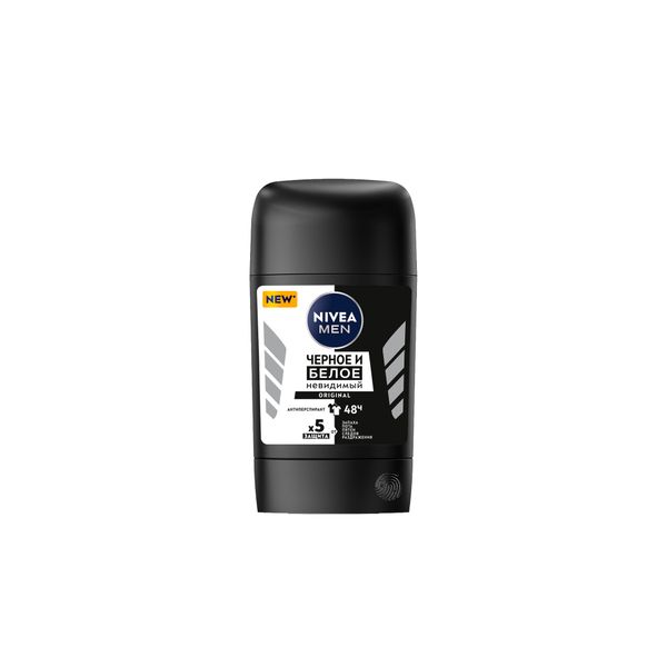 Фотография товара Антиперспирант невидимый черное и белое Men Original Nivea/Нивея стик 50мл