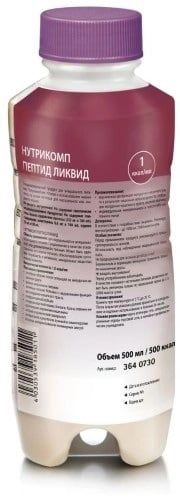 Фотография товара Смесь для энтерального питания вкус нейтральный Иммунный Ликвид Nutricomp/Нутрикомп фл. 500мл
