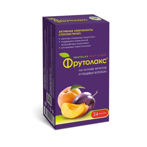 Фотография товара Фрутолакс капсулы 0,35г 24шт