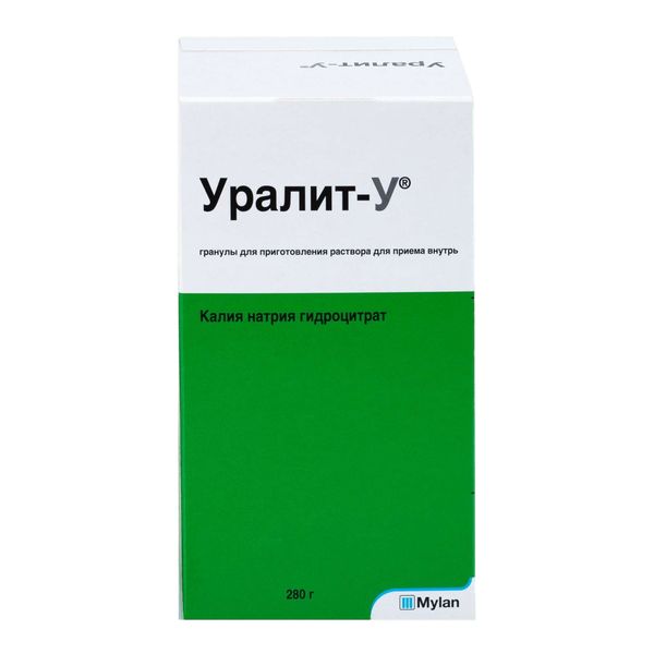 Фотография товара Уралит-У гранулы для приг. раствора для приема внутрь 280г