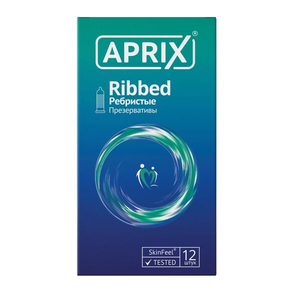 Фотография товара Презервативы ребристые Ribbed Aprix/Априкс 3шт