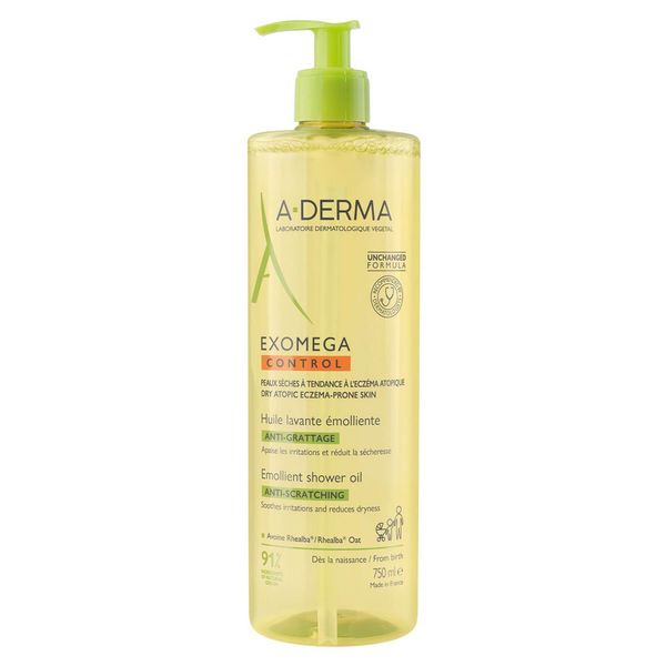 Фотография товара Масло для душа очищающее смягчающее Exomega Control A-derma/А-дерма сменный блок 500мл