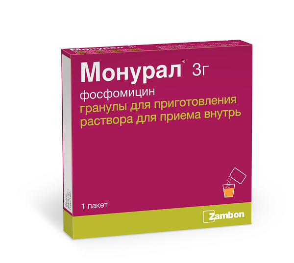 Фотография товара Монурал гранулы для приг раствора для внутр. прим. 3г 2шт
