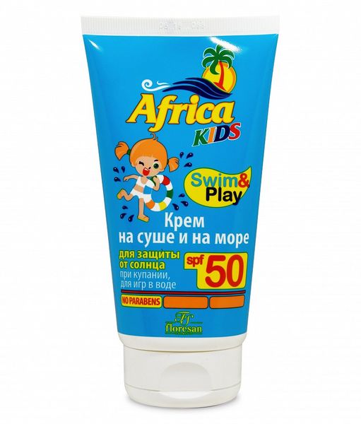 Фотография товара Крем солнцезащитный для детской кожи на суше и на море SPF30 Africa Kids Floresan/Флоресан 150мл
