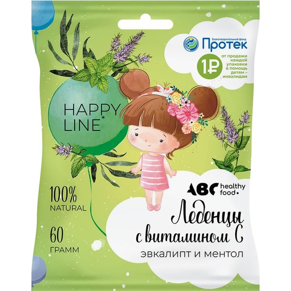 Фотография товара Леденцы на основе трав с витамином С альпийский мед ABC Healthy Food 60г