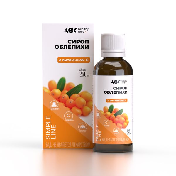 Фотография товара Облепиха с витамином С ABC Healthy Food сироп 250мл