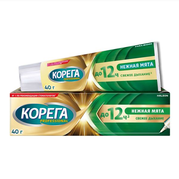 Фотография товара Крем для фиксации зубных протезов вкус мятный Экстра сильный Corega/Корега 70г