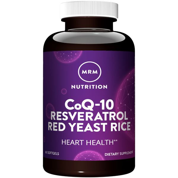 Фотография товара Ресвератрол+CoQ-10+красный дрожжевой рис MRM Nutrition капсулы 2000мг 60шт