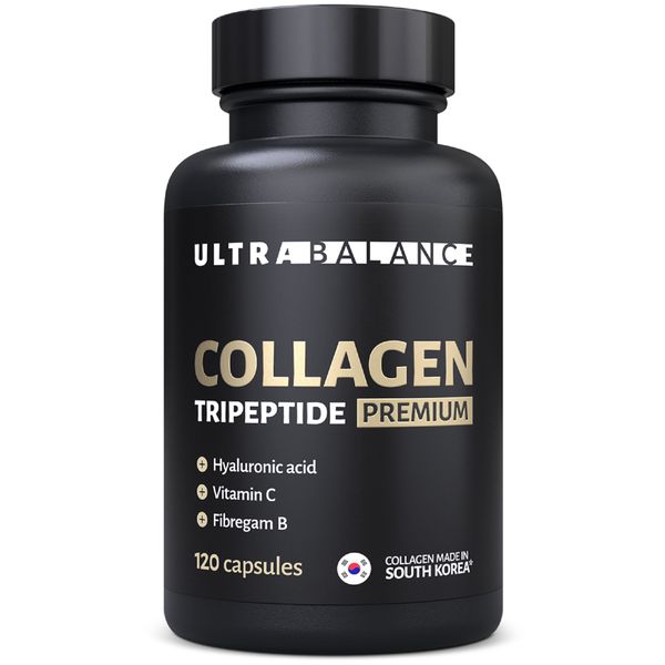 Фотография товара Коллаген Tripeptide Premium UltraBalance/УльтраБаланс капсулы 600мг 120шт