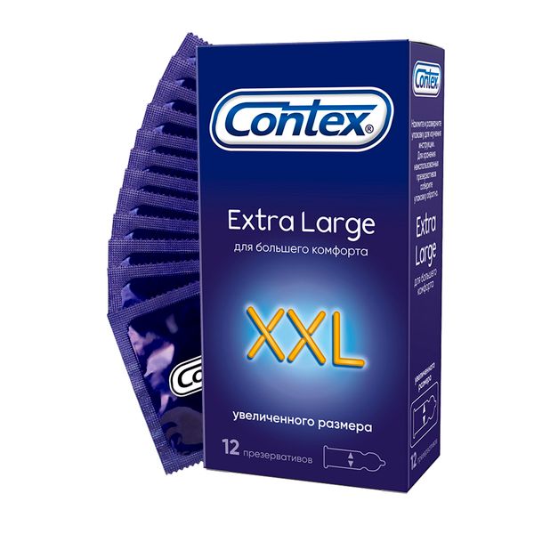 Фотография товара Презервативы увеличенного размера Extra Large XXL Contex/Контекс 3шт
