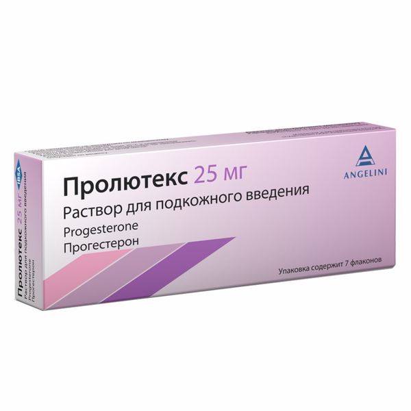 Фотография товара Пролютекс раствор для п/к введ. 25мг 1,112мл 7шт