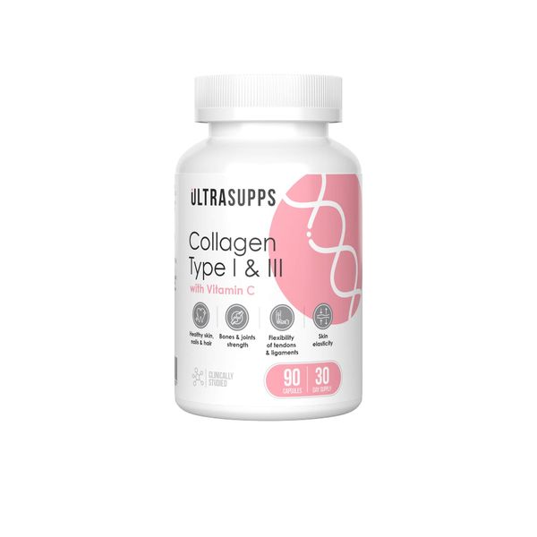 Фотография товара Коллаген I и III типа UltraSupps/Ультрасаппс капсулы 568мг 90шт