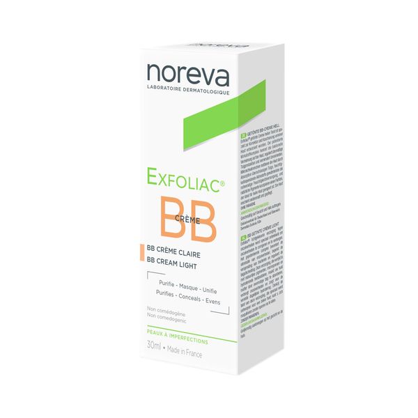 Фотография товара ВВ-Крем для лица светлый тон Exfoliac Noreva/Норева 30мл