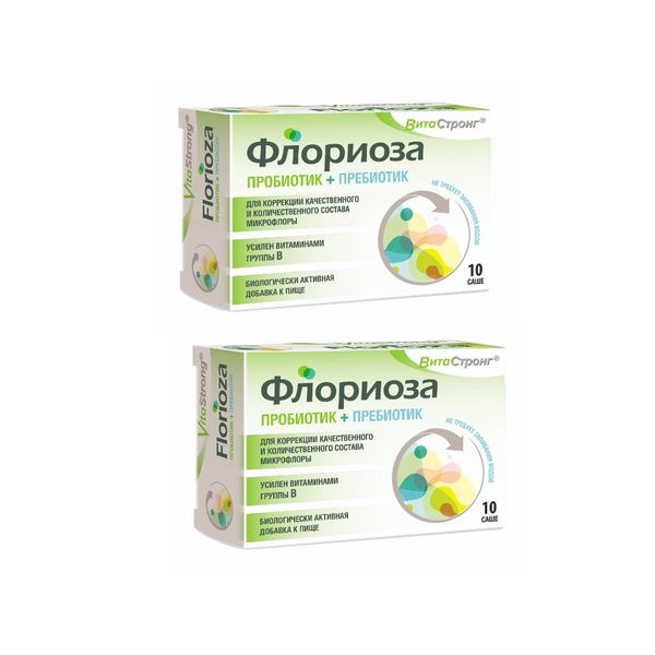 Фотография товара 3ХВИТАСТРОНГ Флориоза пор. 1,7г пакет-саше №10 (БАД)