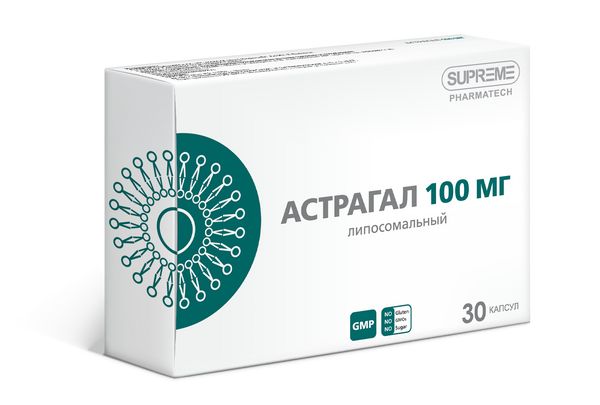 Фотография товара Астрагал липосомальный Supreme Pharmatech капсулы 548мг 30шт