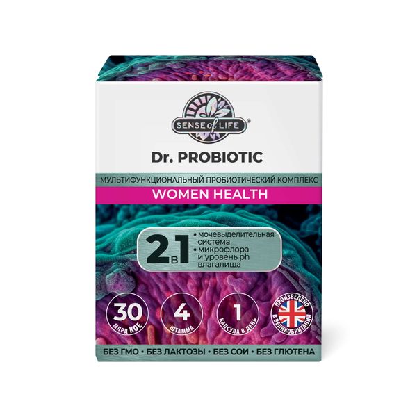Фотография товара Женское здоровье Dr.Probiotic Sense of Life капсулы 600мг 30шт