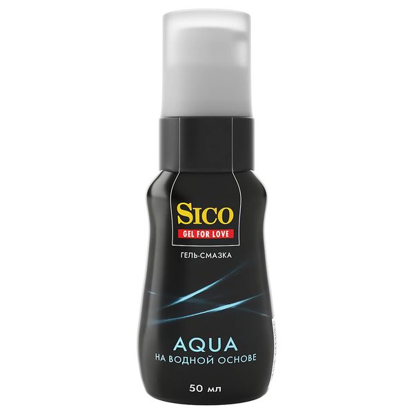 Фотография товара Гель-смазка для интимного применения на водной основе Aqua Sico/Сико фл. 50мл