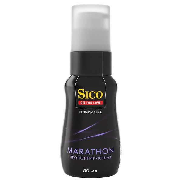 Фотография товара Гель-смазка для интимного применения пролонгирующая Marathon Sico/Сико фл. 50мл