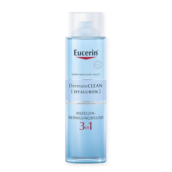 Фотография товара Вода мицеллярная для всех типов кожи 3 в 1 Hyaluron DermatoClean Eucerin/Эуцерин фл. 400мл