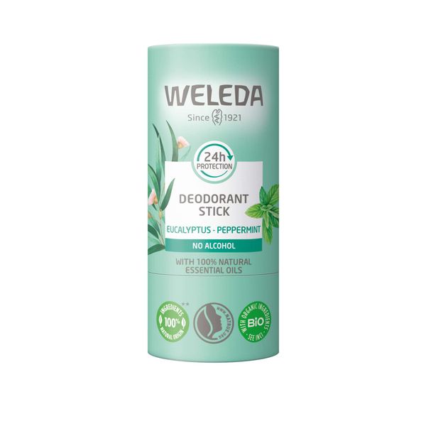 Фотография товара Дезодорант-стик с мятой и эвкалиптом 24ч Weleda/Веледа 50г