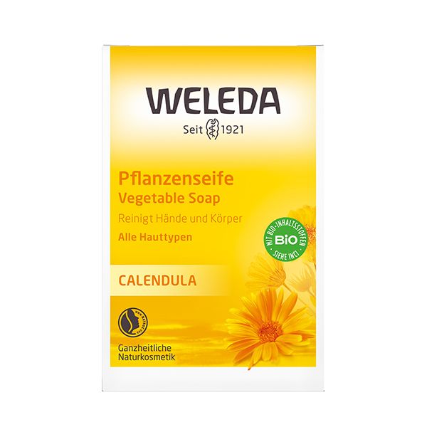 Фотография товара Мыло растительное детское Календула Weleda/Веледа 100г (9894)