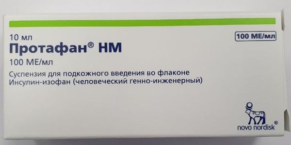 Фотография товара Протафан HM суспензия для п/к введ. 100МЕ/мл 10мл