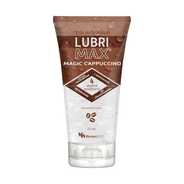 Фотография товара Гель интимный Cappuccino Magic Lubrimax/Лубримакс туба 75мл