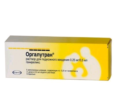 Фотография товара Оргалутран раствор для подкожного введ. шприц 0,25мг/0,5мл 0,5мл 5шт
