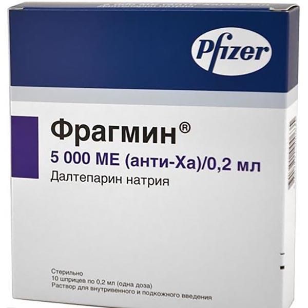 Фотография товара Фрагмин раствор для в/в и п/к введ. 2500анти-ХА МЕ/0,2мл шприц 10шт