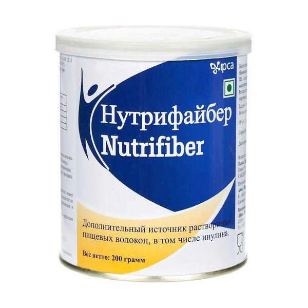 Фотография товара Нутрифайбер с мерной ложкой порошок для приг. раствора для приема вн. банка 200г