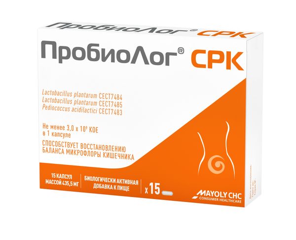 Фотография товара ПробиоЛог СРК капсулы 435,5мг 15шт