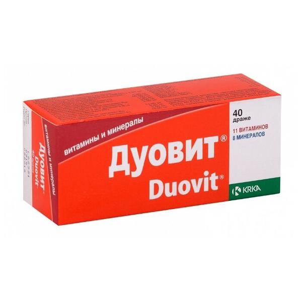Фотография товара Дуовит таблетки п/о 40шт