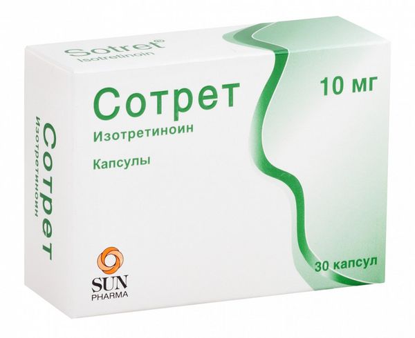 Фотография товара Сотрет капсулы 20мг 30шт