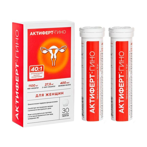 Фотография товара Актиферт-Гино таблетки 3,8г 30шт