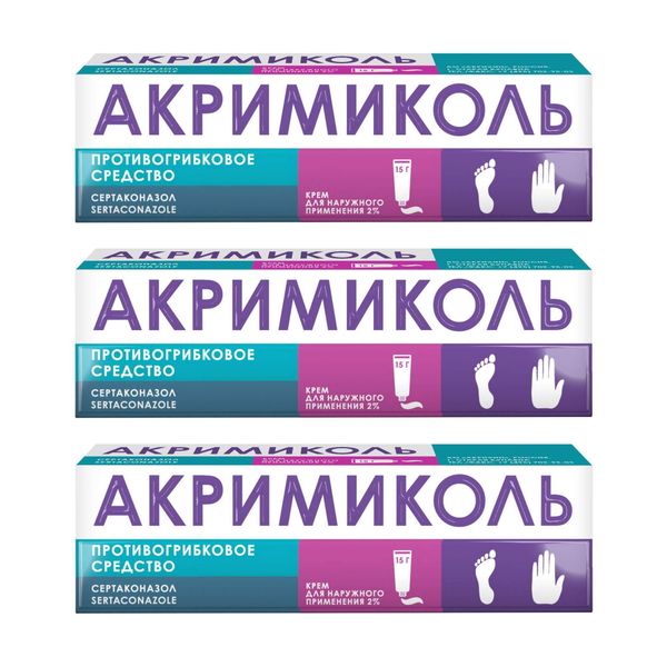 Фотография товара Акримиколь крем для наружного применения 2% 15г