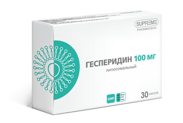 Фотография товара Гесперидин липосомальный Supreme Pharmatech капсулы 548мг 30шт