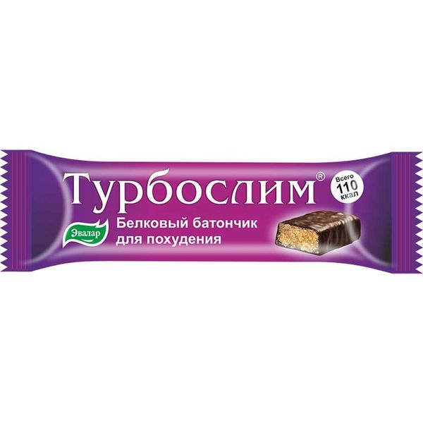 Фотография товара Батончик белковый диетический для похудения Эвалар Турбослим 50г 4шт