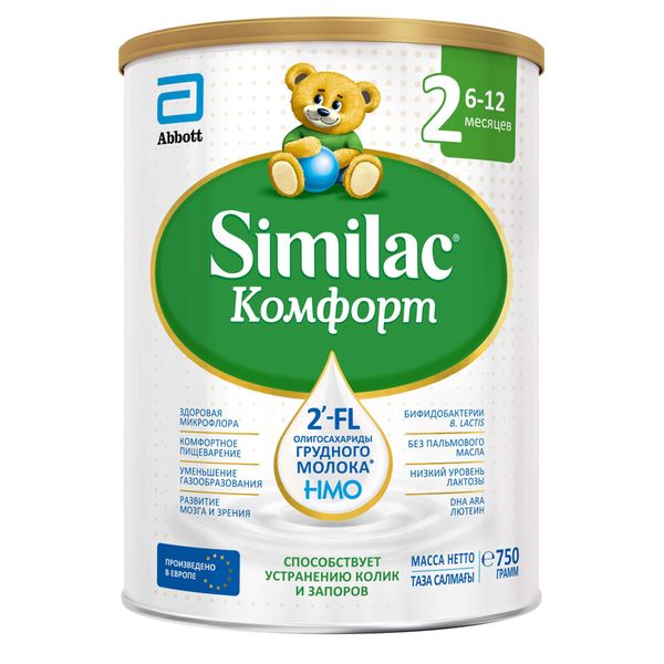 Фотография товара Смесь сухая детская от 0 до 6 мес. Комфорт 1 Similac/Симилак банка 750г
