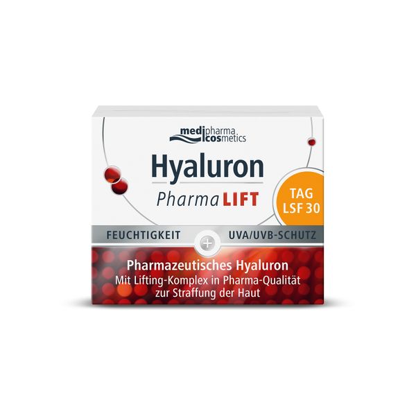 Фотография товара Крем дневной SPF30 Hyaluron Pharma Lift Cosmetics Medipharma/Медифарма банка 50мл