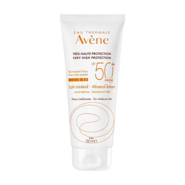 Фотография товара Молочко солнцезащитное с минеральным экраном SPF50+ Avene/Авен 100мл