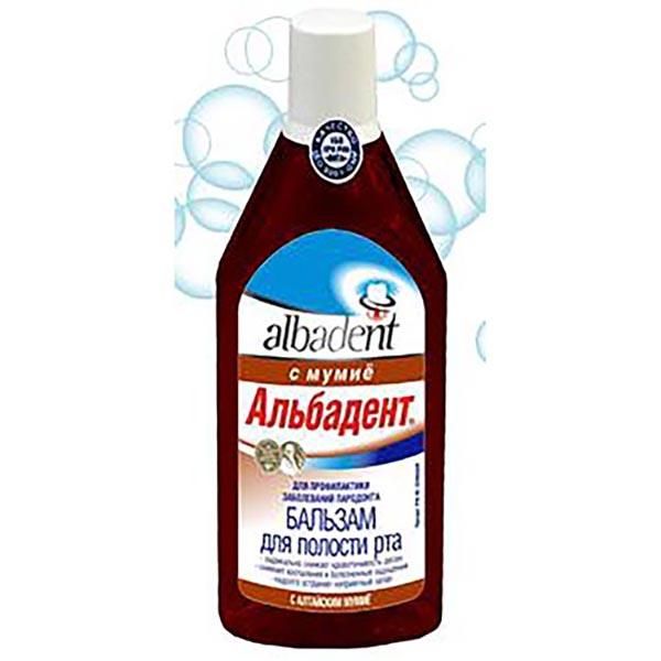 Фотография товара Бальзам Albadent (Альбадент) для полости рта с мумиё 400 мл