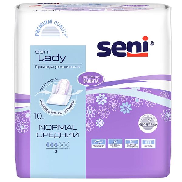 Фотография товара Прокладки урологические Normal Lady Seni/Сени 10шт