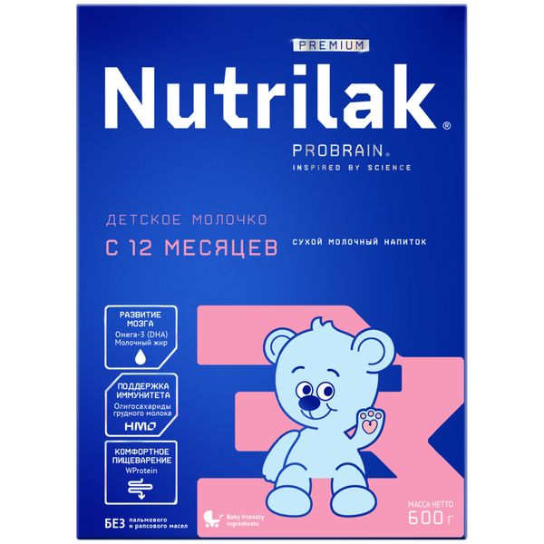 Фотография товара Напиток сухой молочный Premium 3 Nutrilak/Нутрилак 600г