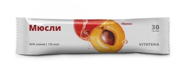Фотография товара Батончик Мюсли Абрикос Vitateka/Витатека 30г