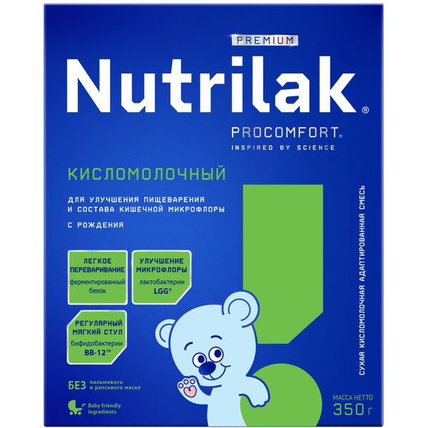 Фотография товара Смесь кислосухая молочная адаптированная Premium Nutrilak/Нутрилак 350г