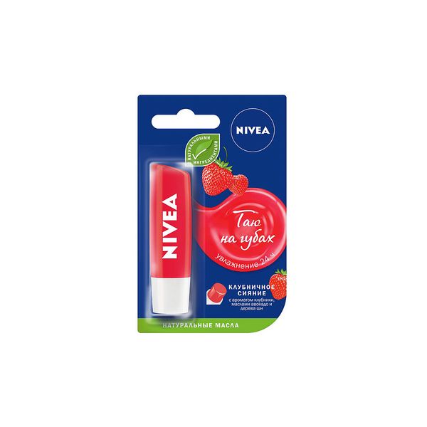 Фотография товара Бальзам для губ Фруктовое сияние. Клубника Nivea/Нивея 4,8г